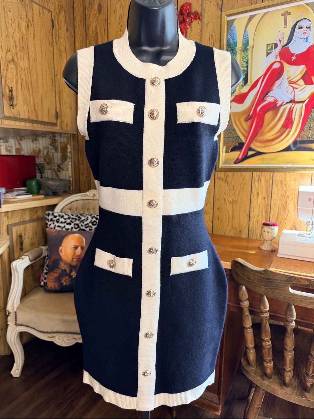 CUTE Classic Timeless Breakfast at Tiffany’s Style Stretch Knit Mini Dress